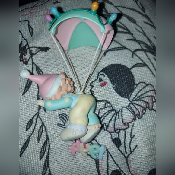 1994 precious moments clown parachute ornament pastel - Picture 3 of 3
